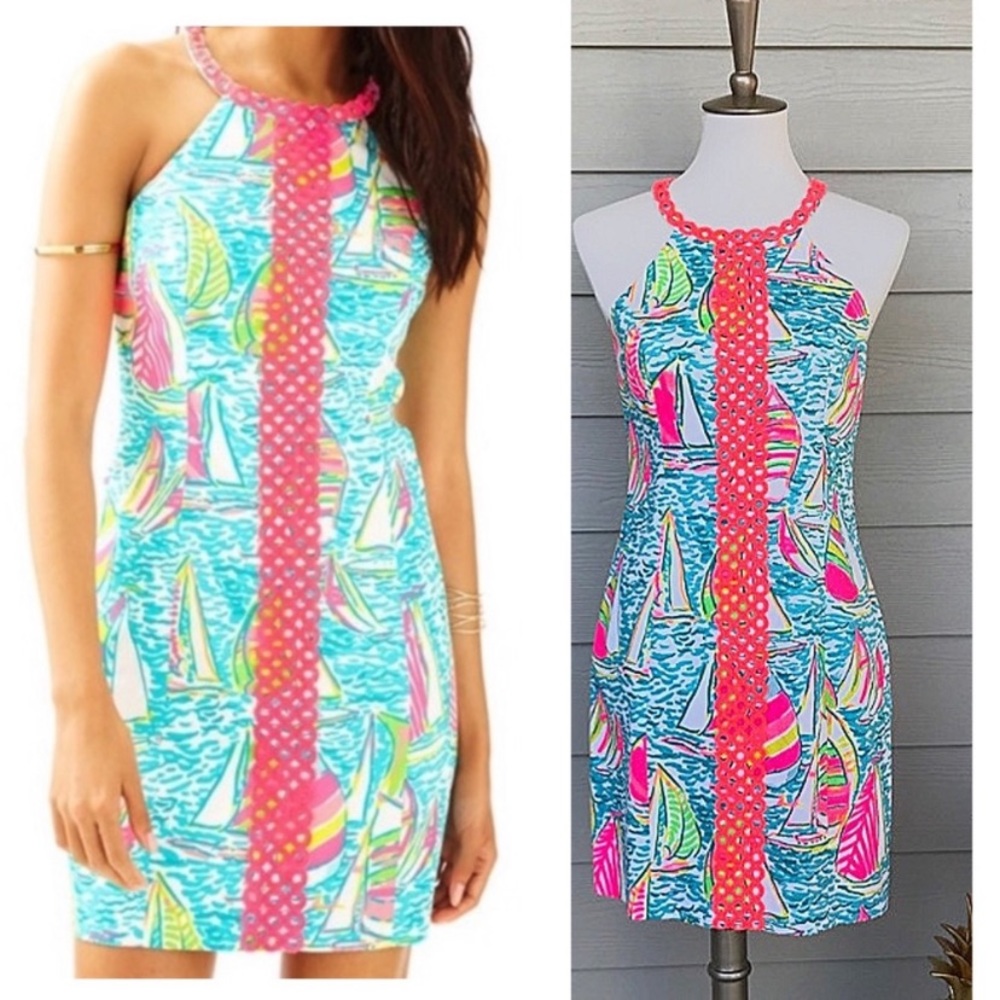 Lilly Pulitzer You Gotta Regatta Sasha Shift Dress